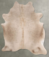 Champagne X-Large Brazilian Cowhide Rug 7'4"H x 5'9"W #B31151 by Hudson Hides