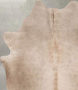 Champagne X-Large Brazilian Cowhide Rug 7'4"H x 5'9"W #B31151 by Hudson Hides