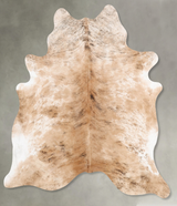 Light Brindle X-Large Brazilian Cowhide Rug 7'3"H x 6'0"W #B31155 by Hudson Hides