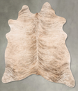 Light Brindle Large Brazilian Cowhide Rug 6'4"H x 5'6"W #B31156 by Hudson Hides