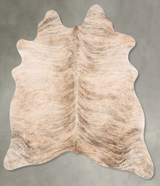 Light Brindle Large Brazilian Cowhide Rug 6'4"H x 5'6"W #B31156 by Hudson Hides