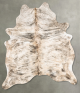 Light Brindle X-Large Brazilian Cowhide Rug 7'2"H x 5'9"W #B31157 by Hudson Hides