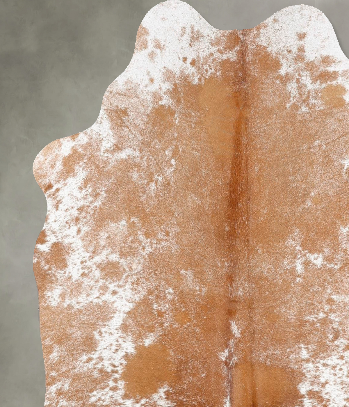 Salt and Pepper Brown Medium Brazilian Cowhide Rug 5'2"H x 4'6"W #B31160 by Hudson Hides
