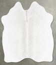 Medium Grey Medium Brazilian Cowhide Rug 4'10"H x 4'7"W #B31163 by Hudson Hides