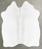 Medium Grey Medium Brazilian Cowhide Rug 4'10"H x 4'7"W #B31163 by Hudson Hides