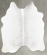 Medium Grey Medium Brazilian Cowhide Rug 4'10"H x 4'5"W #B31165 by Hudson Hides
