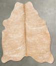 Beige Medium Brazilian Cowhide Rug 5'1"H x 5'4"W #B31166 by Hudson Hides