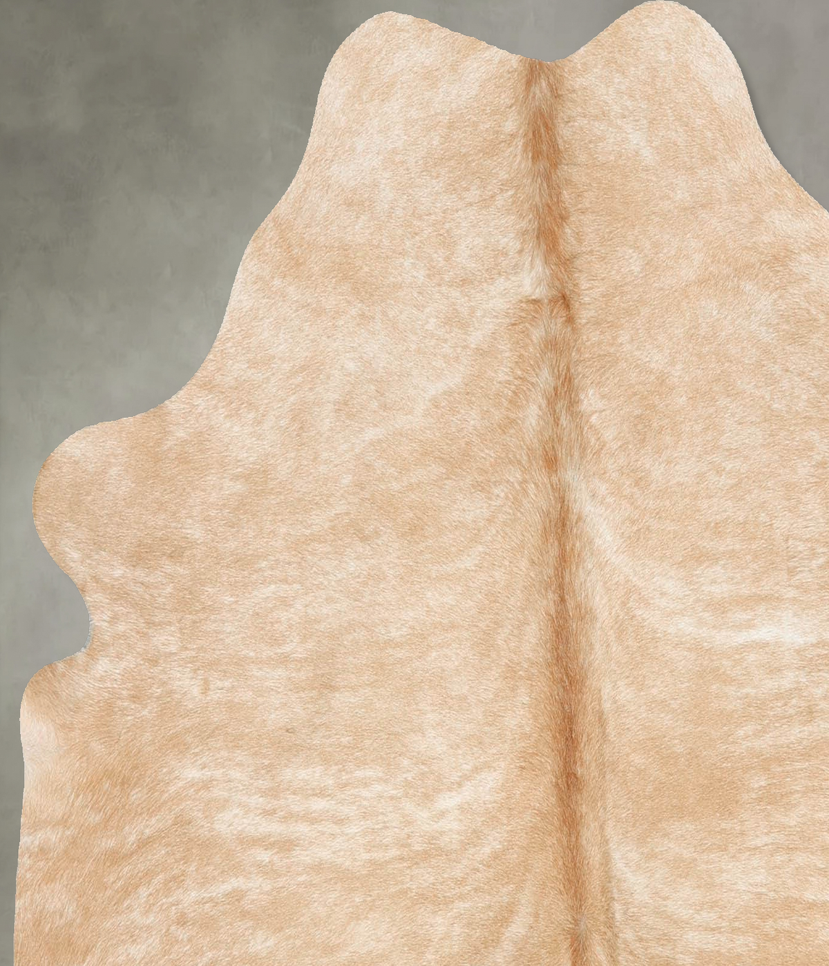 Beige Medium Brazilian Cowhide Rug 5'1"H x 5'4"W #B31166 by Hudson Hides