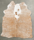 Light Caramel Medium Brazilian Cowhide Rug 5'10"H x 4'2"W #B31169 by Hudson Hides