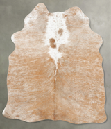 Light Caramel Medium Brazilian Cowhide Rug 5'10"H x 4'2"W #B31169 by Hudson Hides
