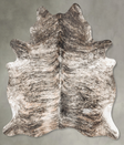 Grey Brindle X-Large Brazilian Cowhide Rug 7'3"H x 5'10"W #B31177 by Hudson Hides