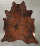 Medium Brindle X-Large Brazilian Cowhide Rug 7'5"H x 6'4"W #B31179 by Hudson Hides
