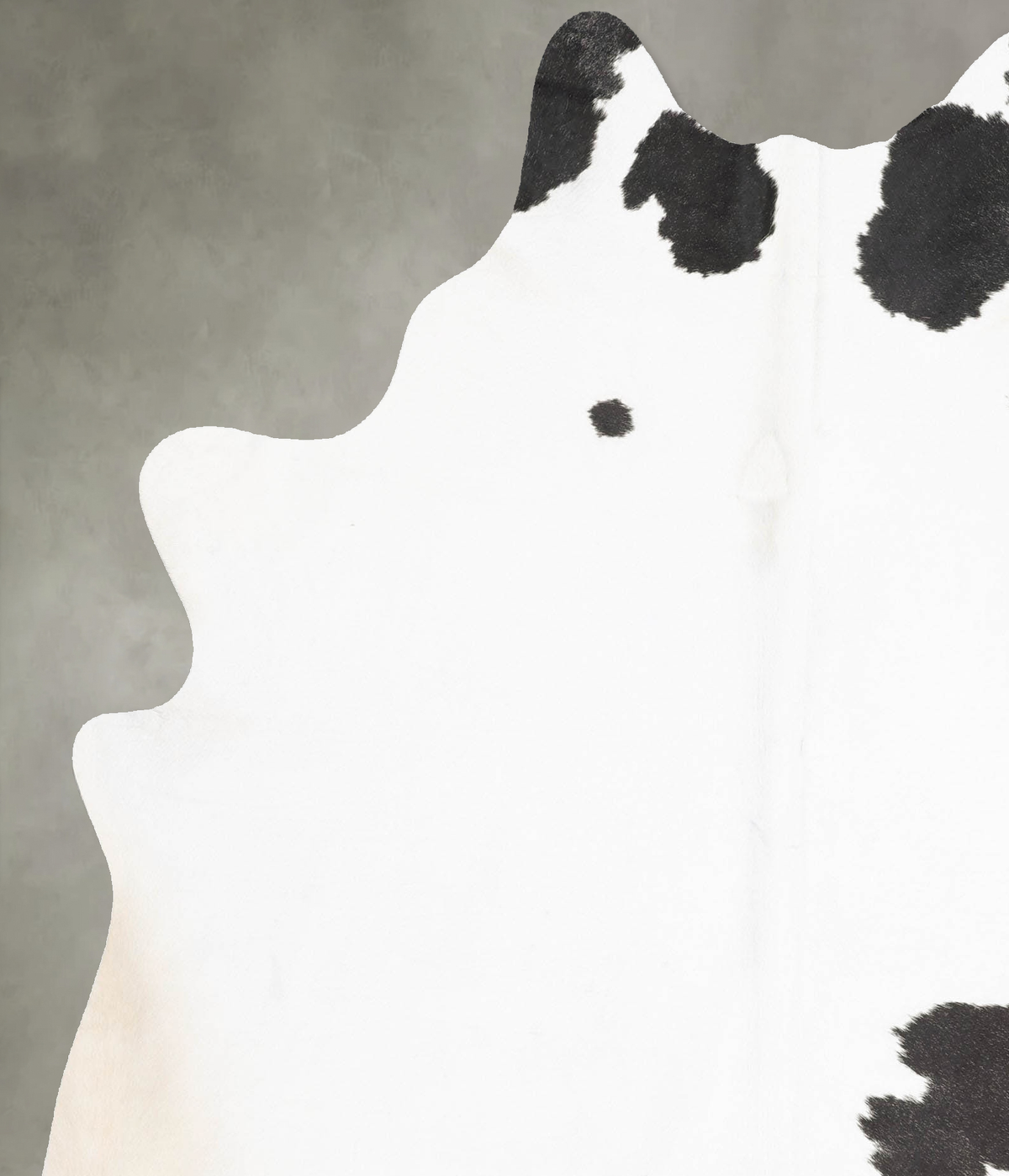 Black and White X-Large Brazilian Cowhide Rug 7'4"H x 6'3"W #B31189 by Hudson Hides
