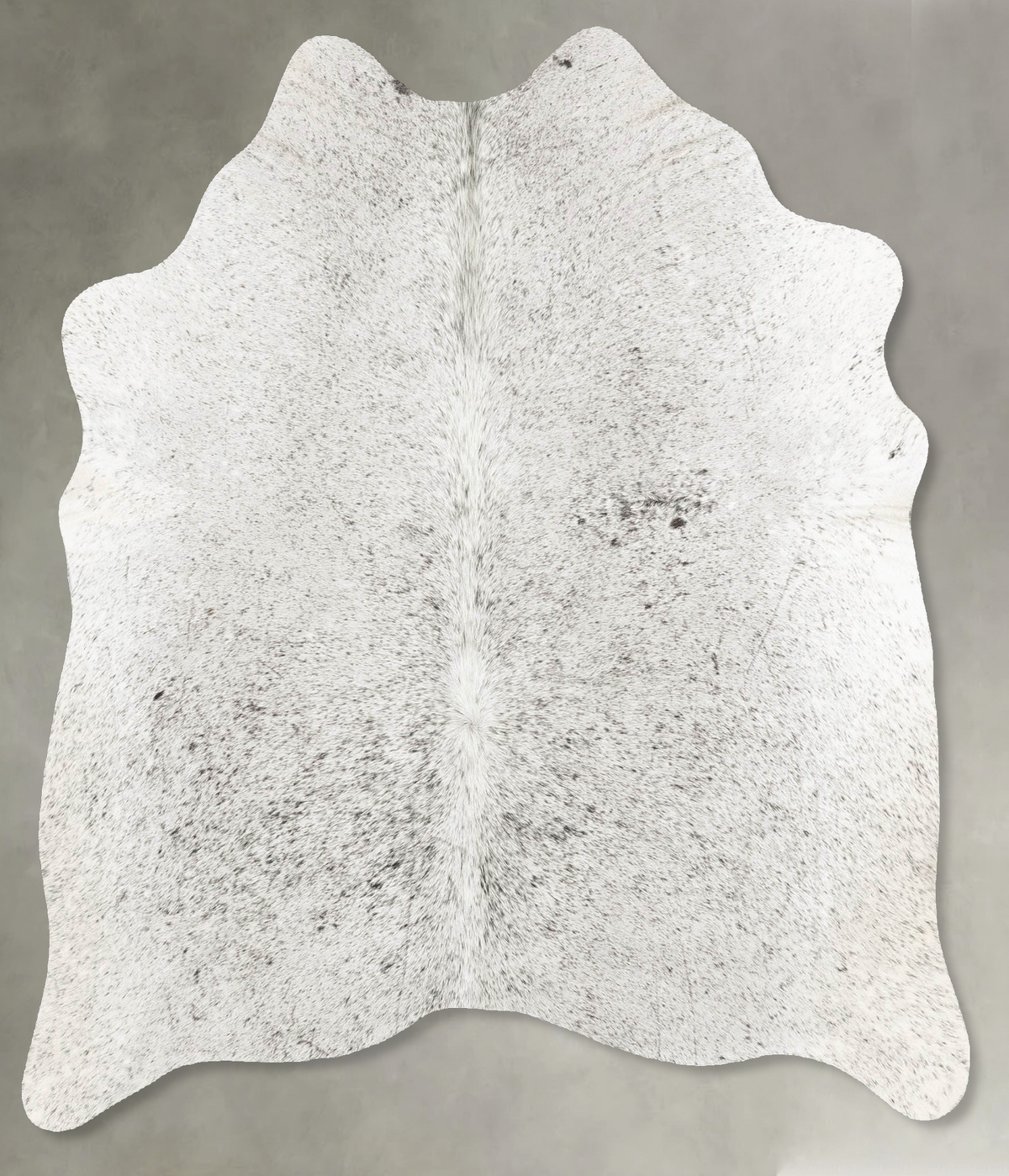 Salt and Pepper Black Cowhide Rug #B31191