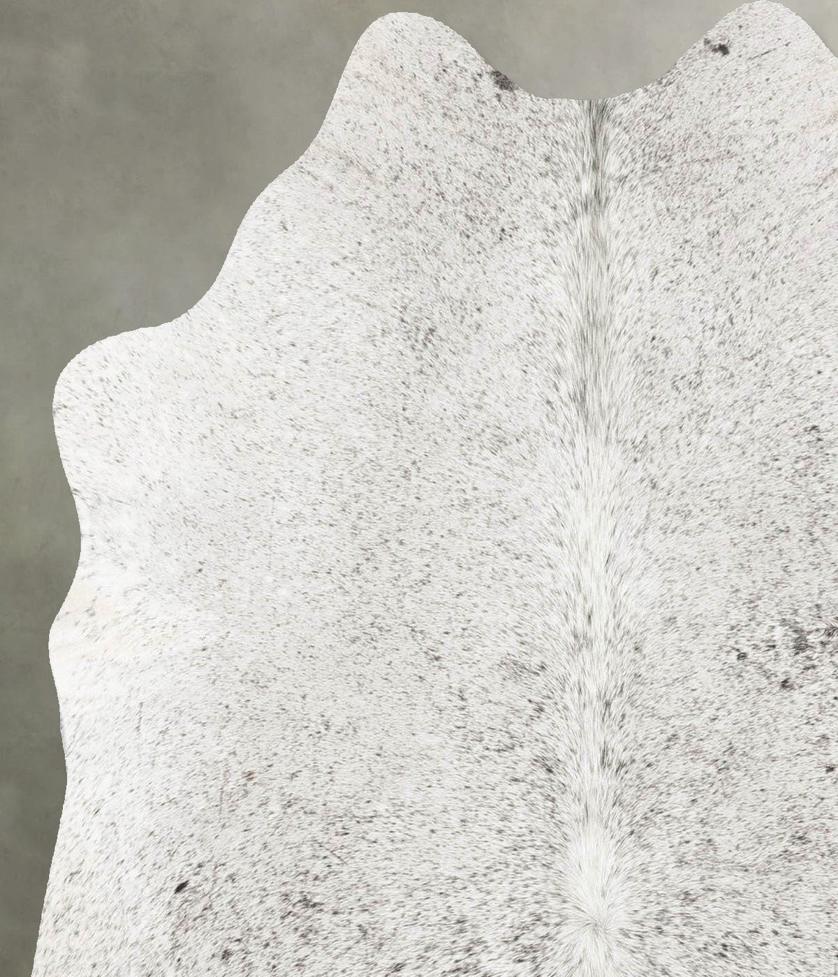 Salt and Pepper Black Cowhide Rug #B31191