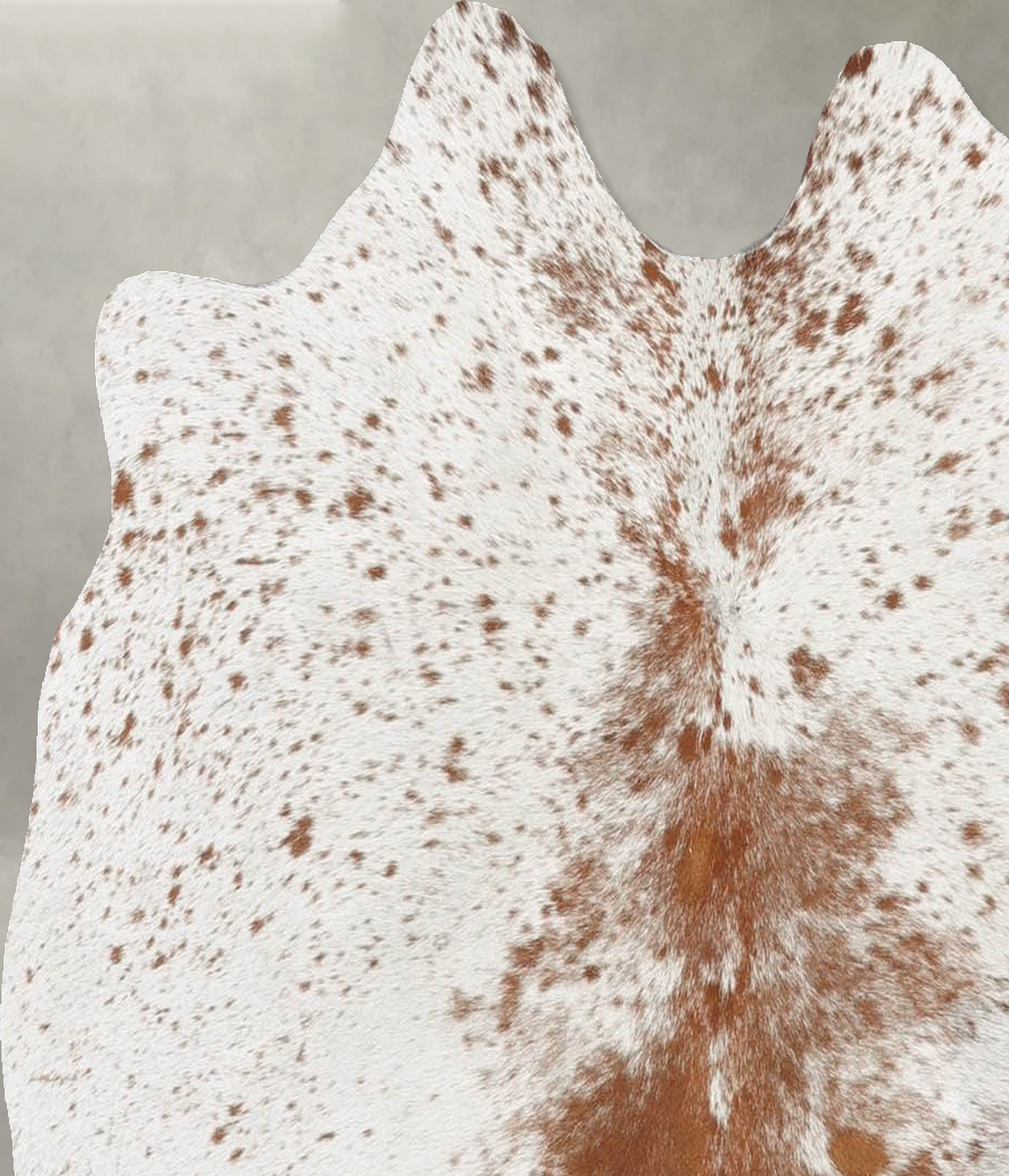 Salt and Pepper Brown Medium Brazilian Cowhide Rug 3'9"H x 3'7"W #B31193 by Hudson Hides