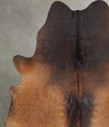 Warm Caramel X-Large Brazilian Cowhide Rug 7'7"H x 6'1"W #B31200 by Hudson Hides