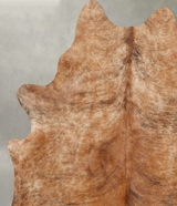Medium Brindle Large Brazilian Cowhide Rug 6'7"H x 5'8"W #B31211 by Hudson Hides