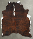 Tricolor Large Brazilian Cowhide Rug 6'10"H x 5'3"W #B31213 by Hudson Hides