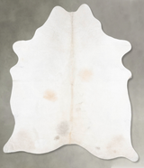 Ivory with Beige XX-Large Brazilian Cowhide Rug 8'8"H x 7'0"W #B31226 by Hudson Hides
