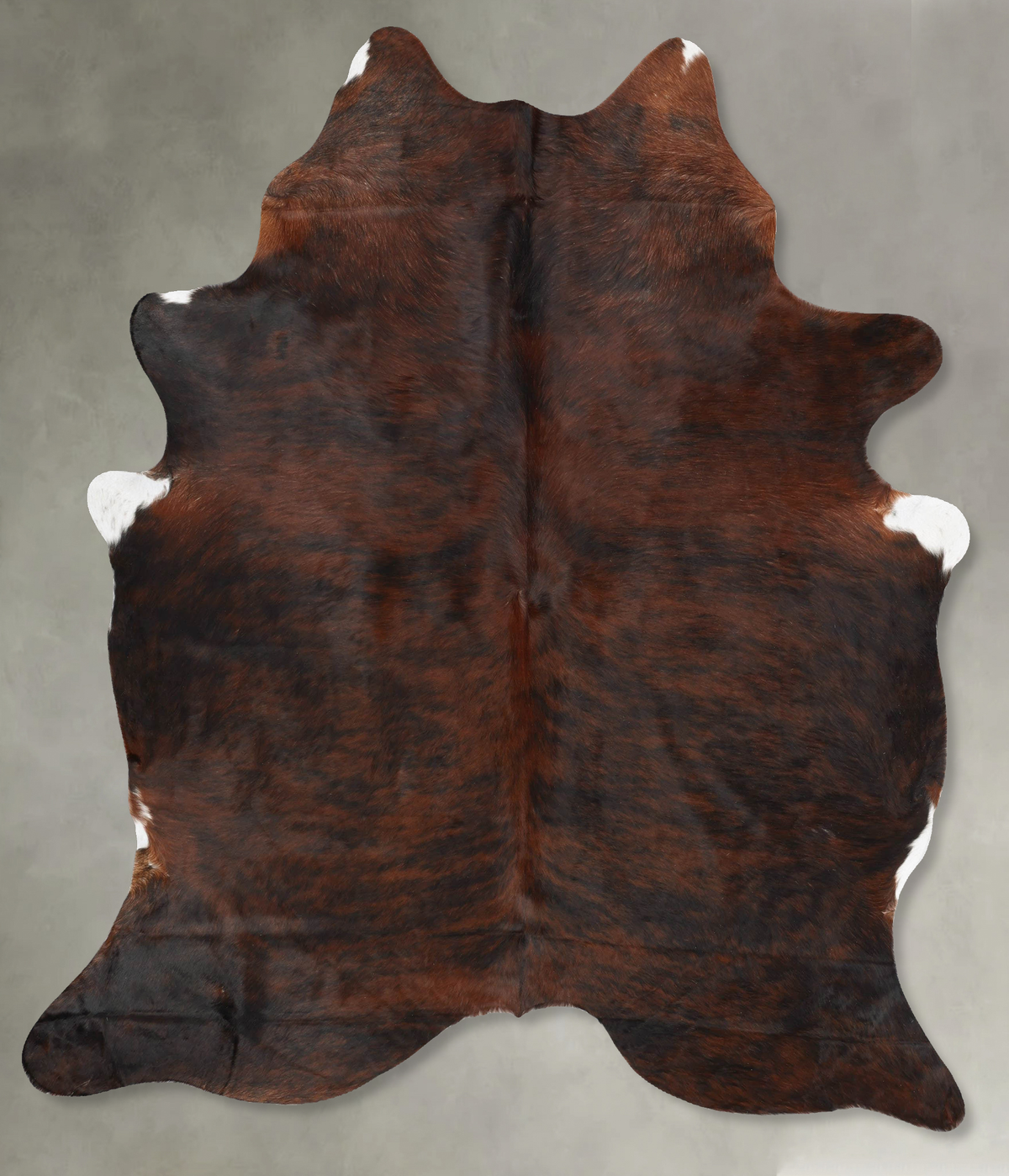 Dark Brindle Cowhide Rug #B31228