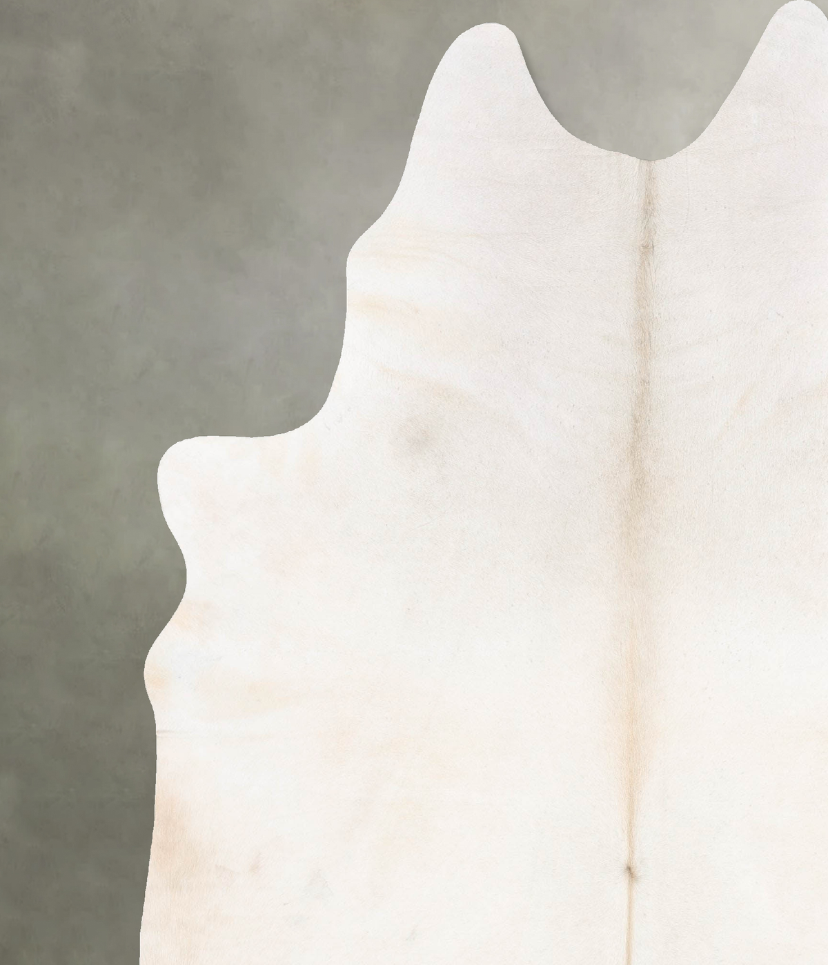 Ivory with Beige XX-Large Brazilian Cowhide Rug 8'6"H x 6'9"W #B31230 by Hudson Hides