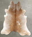 Light Caramel XX-Large Brazilian Cowhide Rug 7'10"H x 7'1"W #B31232 by Hudson Hides