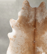 Light Caramel XX-Large Brazilian Cowhide Rug 7'10"H x 7'1"W #B31232 by Hudson Hides