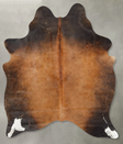 Warm Caramel Large Brazilian Cowhide Rug 6'4"H x 4'11"W #B31236 by Hudson Hides