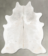 Medium Grey X-Large Brazilian Cowhide Rug 7'6"H x 6'2"W #B31238 by Hudson Hides