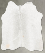 Medium Grey Medium Brazilian Cowhide Rug 3'3"H x 3'6"W #B31244 by Hudson Hides