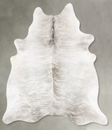 Grey Brindle XX-Large Brazilian Cowhide Rug 7'10"H x 7'0"W #B31248 by Hudson Hides