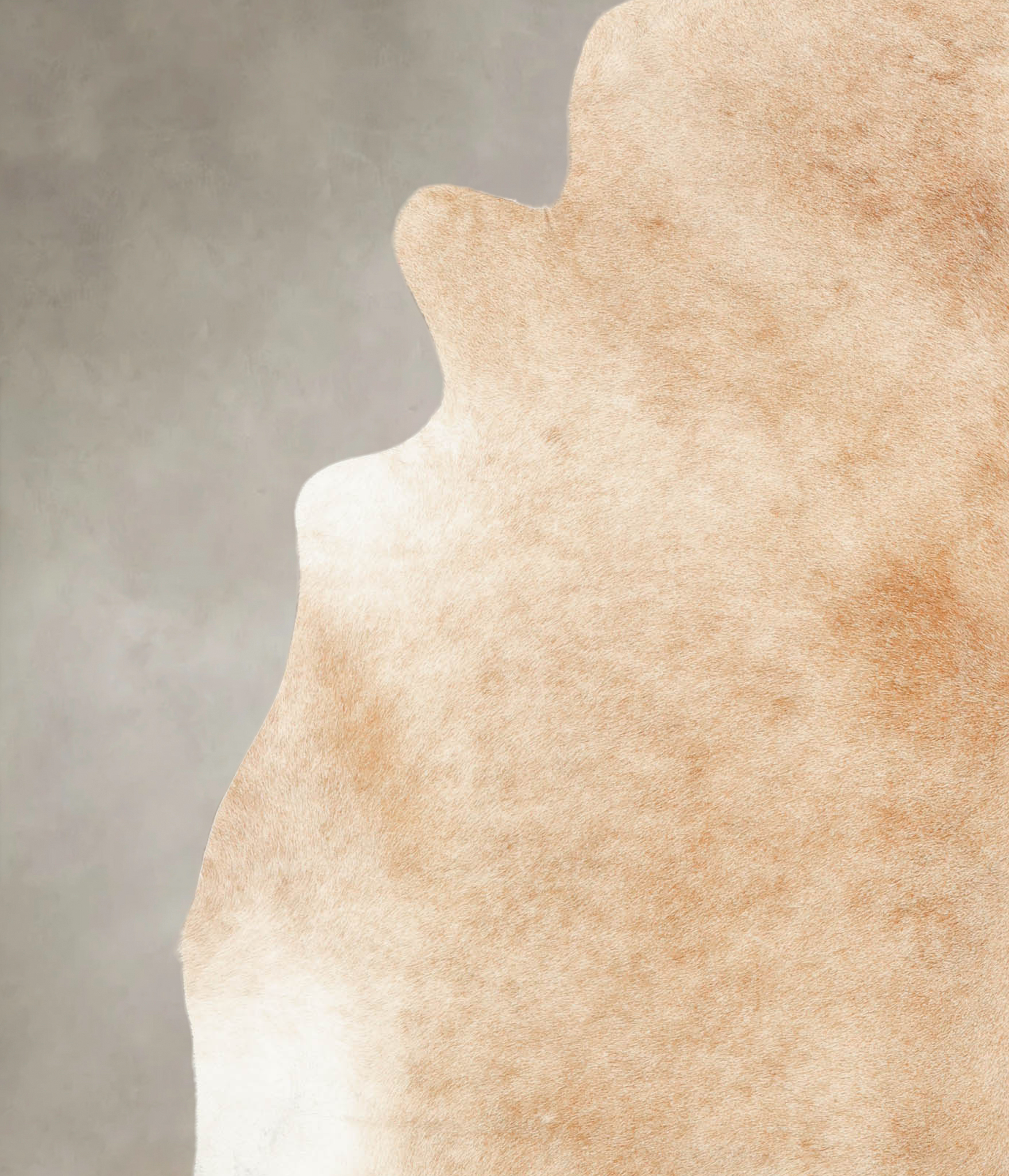 Beige Cowhide Rug #B3128