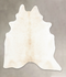 Ivory with Beige XX-Large Brazilian Cowhide Rug 7'8