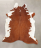 Hereford XX-Large Brazilian Cowhide Rug 7'11