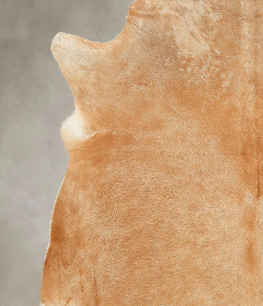 Beige X-Large Brazilian Cowhide Rug 7'0"H x 7'0"W #B3172 by Hudson Hid