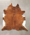 Medium Brindle XX-Large Brazilian Cowhide Rug 7'11
