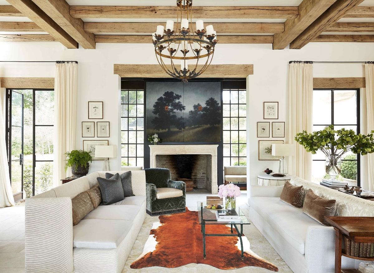 Medium Brindle Cowhide Rug #B3234