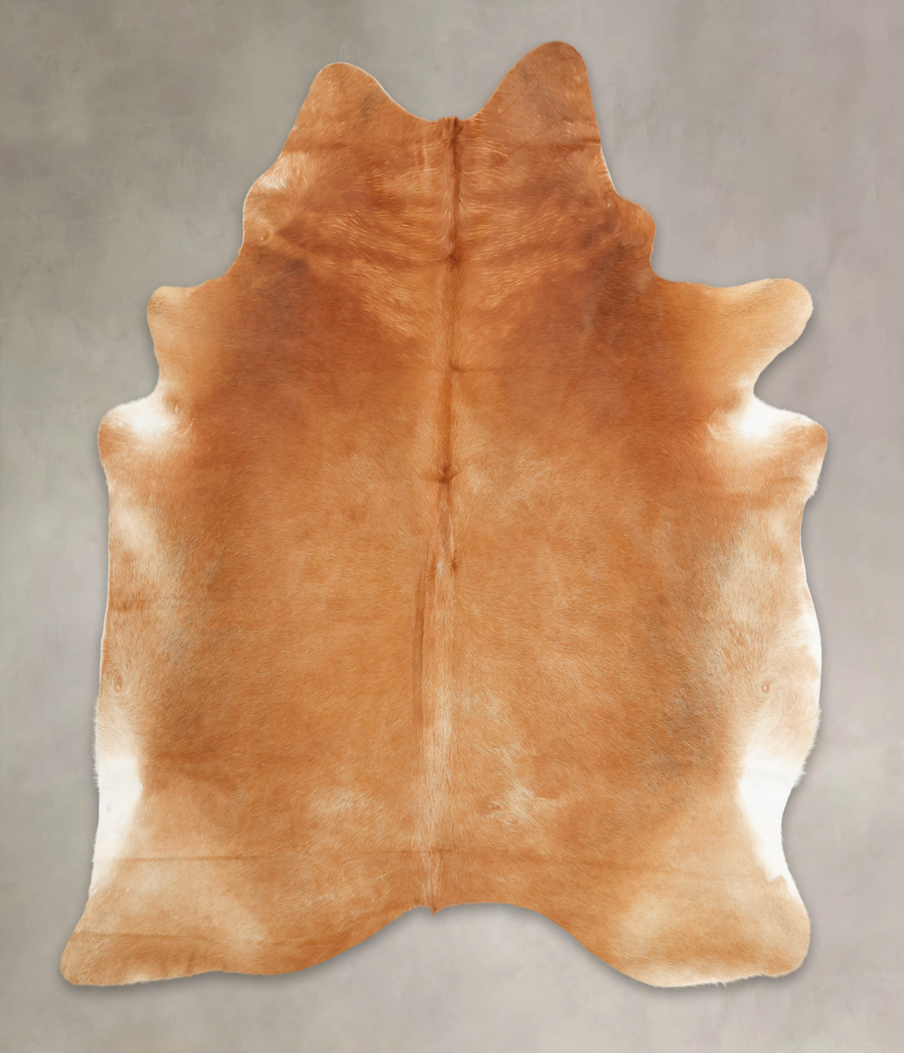 Solid Brown Cowhide Rug #B3238
