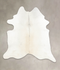 Ivory with Beige XX-Large Brazilian Cowhide Rug 8'4