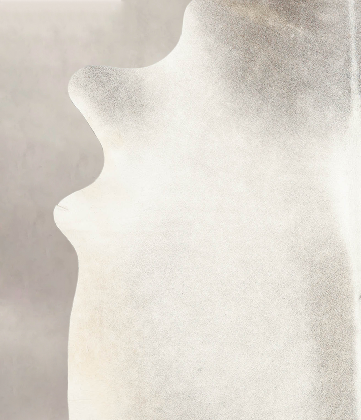 Medium Grey X-Large Brazilian Cowhide Rug 7'2"H x 6'9"W #B3252 by Hudson Hides