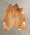Medium Brindle XX-Large Brazilian Cowhide Rug 7'10