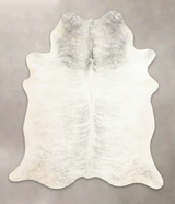 Grey Brindle X-Large Brazilian Cowhide Rug 7'2"H x 6'0"W #B3272 by Hudson Hides