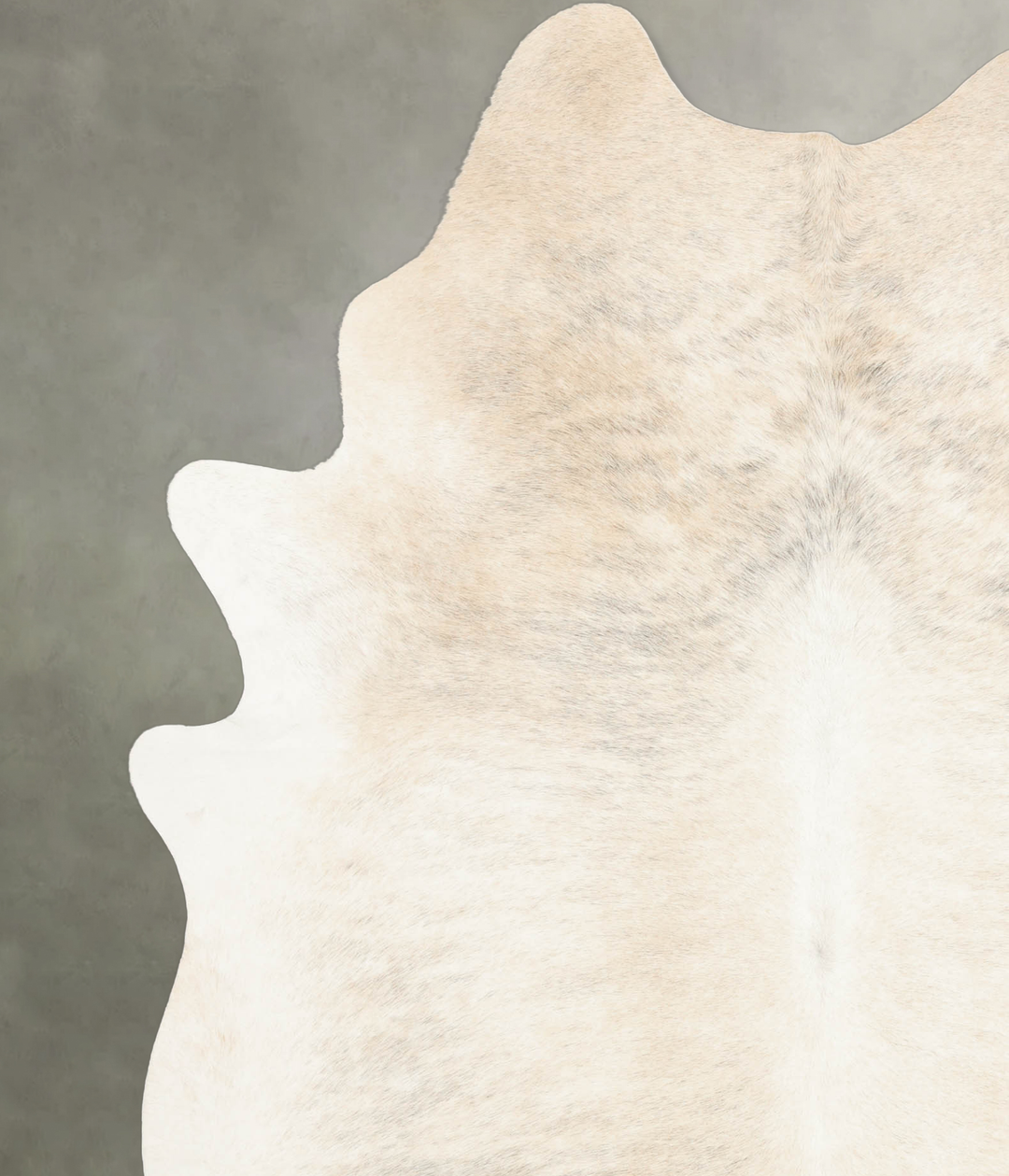 Light Brindle X-Large Brazilian Cowhide Rug 7'8"H x 6'2"W #B3285 by Hu