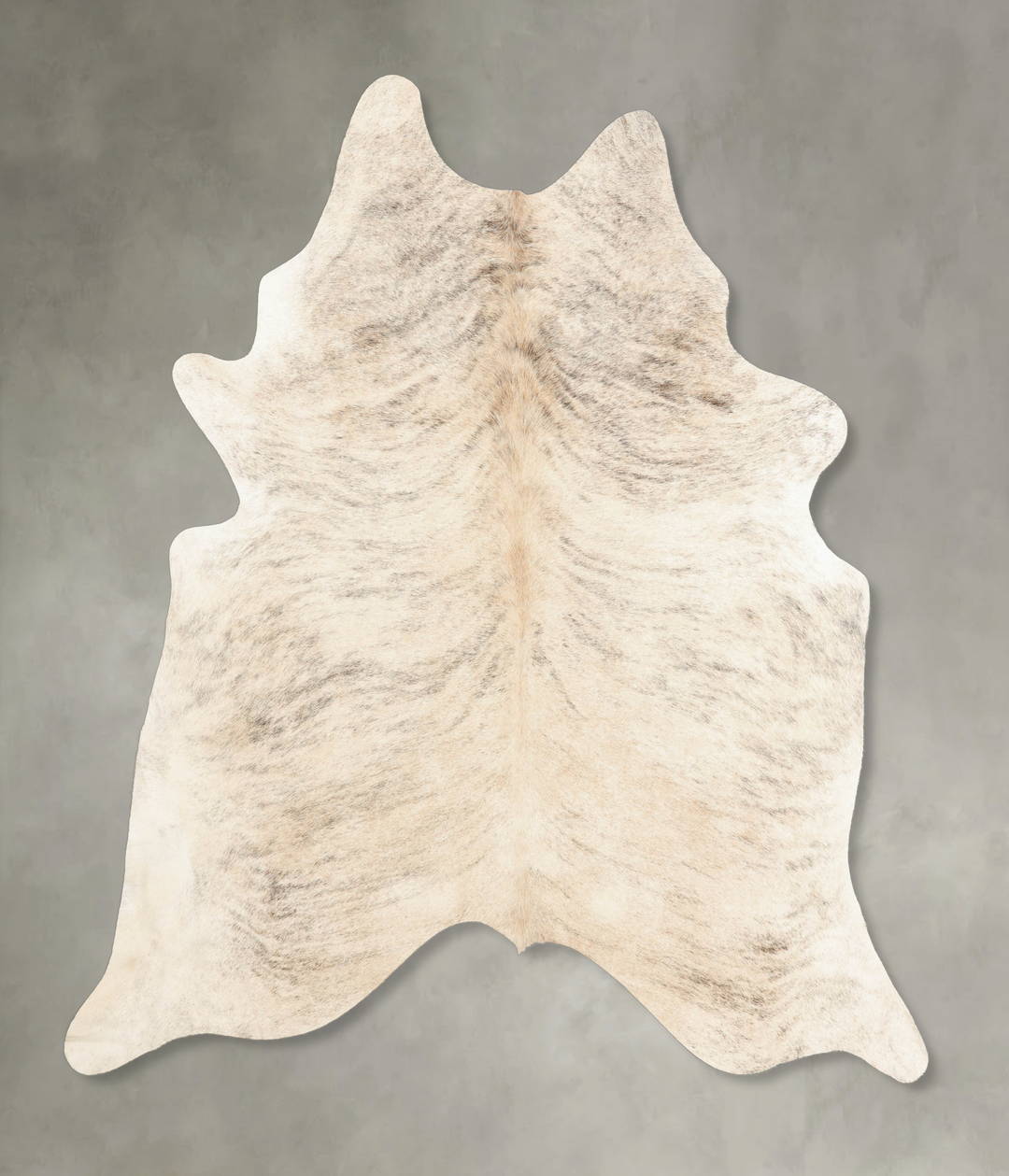 Light Brindle XX-Large Brazilian Cowhide Rug 7'6"H x 6'10"W #B3289 by 