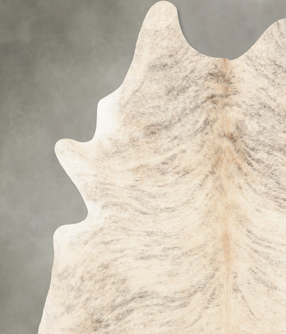 Light Brindle XX-Large Brazilian Cowhide Rug 7'6"H x 6'10"W #B3289 by Hudson Hides