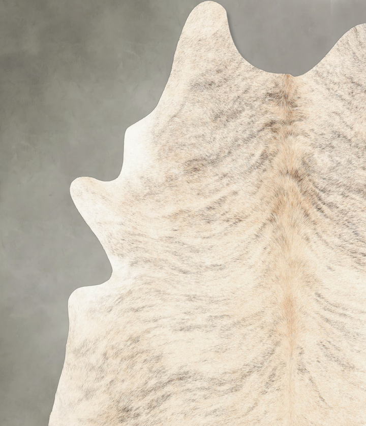 Light Brindle XX-Large Brazilian Cowhide Rug 7'6"H x 6'10"W #B3289 by Hudson Hides
