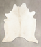Ivory with Beige XX-Large Brazilian Cowhide Rug 7'10