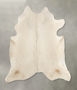 Champagne XX-Large Brazilian Cowhide Rug 7'2"H x 7'0"W #B3374 by Hudson Hides
