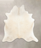 Ivory with Beige XX-Large Brazilian Cowhide Rug 7'4